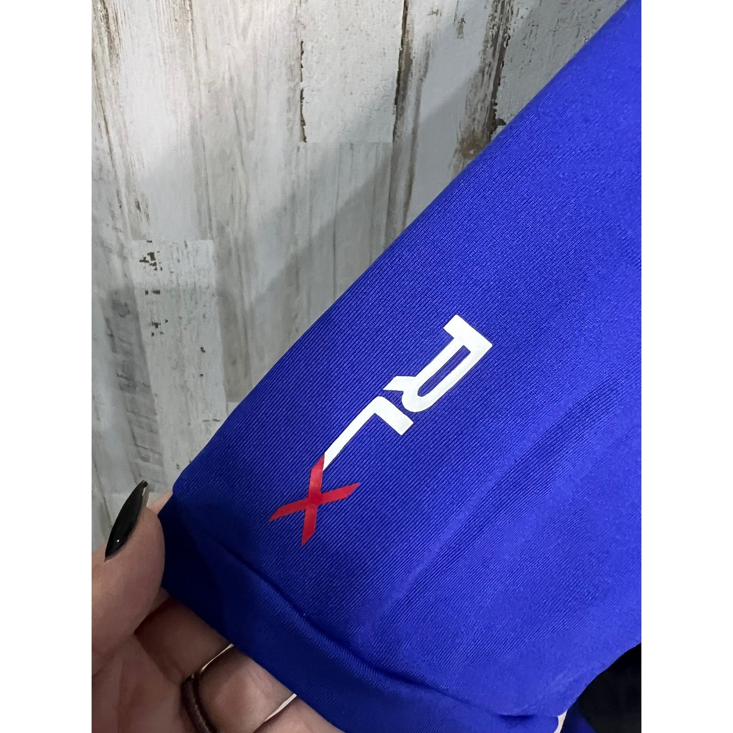 RLX Ralph Lauren Men's XXL Blue Color Block Polo Shirt Short Sleeve