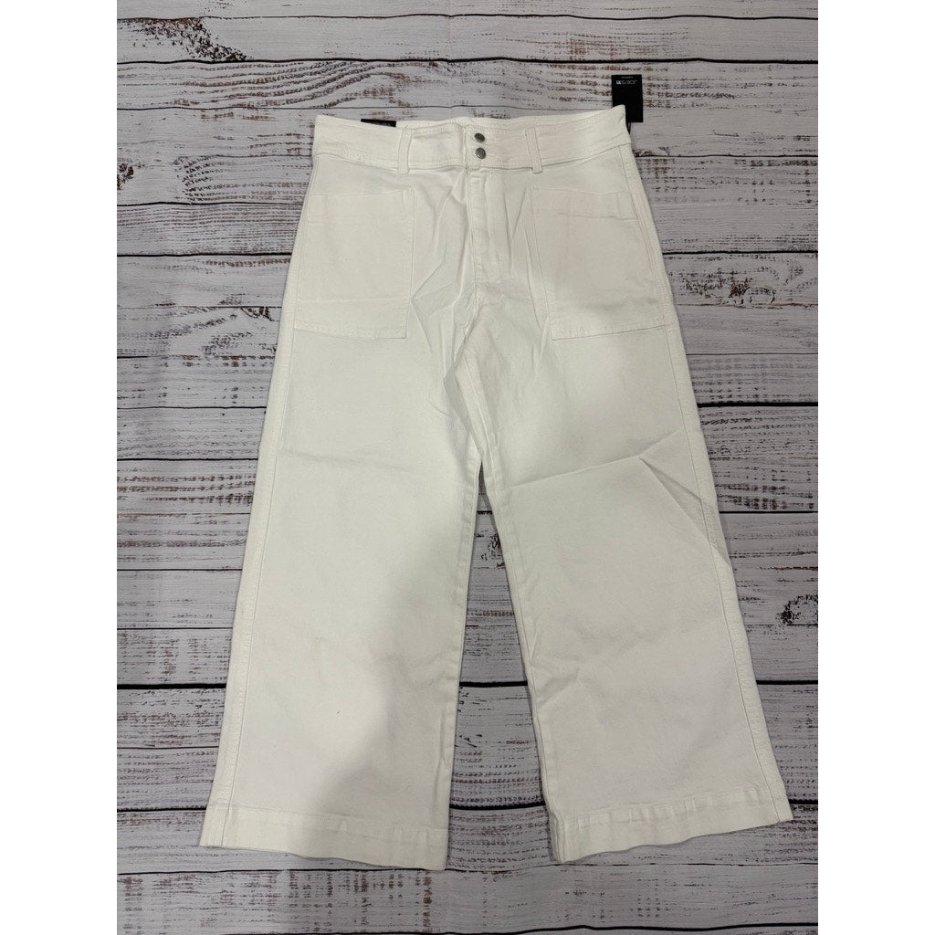 NWT Joe's Jeans Women's Wide-Leg Ankle Jeans White Size 32