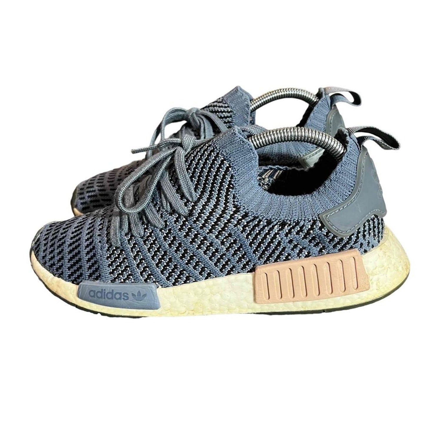 adidas NMD R1 STLT Womens Sneakers Gray Black Size 9.5 Athletic Walking