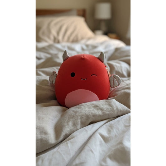 NWT Squishmallows Karlie Red Devil Bat Plush 8in Kellytoy w/Tag