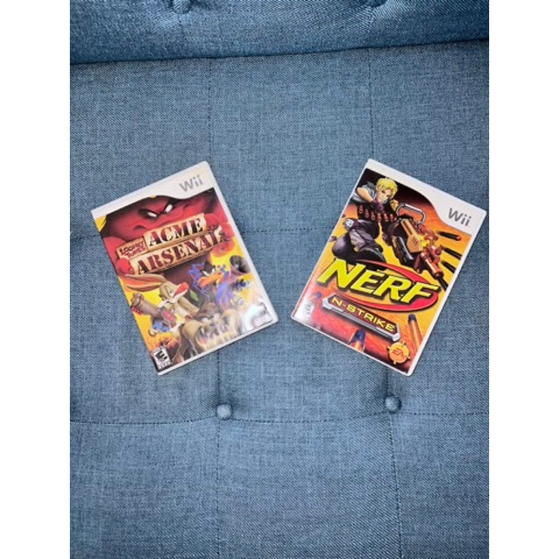 Looney Tunes: Acme Arsenal & Nerf N-Strike Nintendo Wii Complete