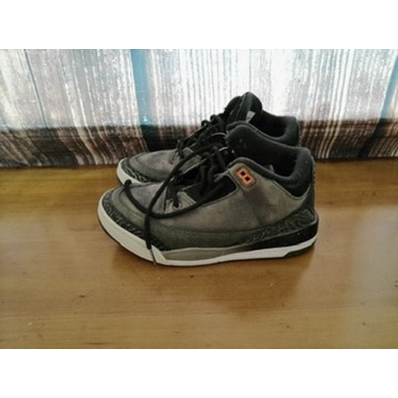 Jordan Air Jordan 3 Retro Fear Pack Men's Sneakers Gray 3Y