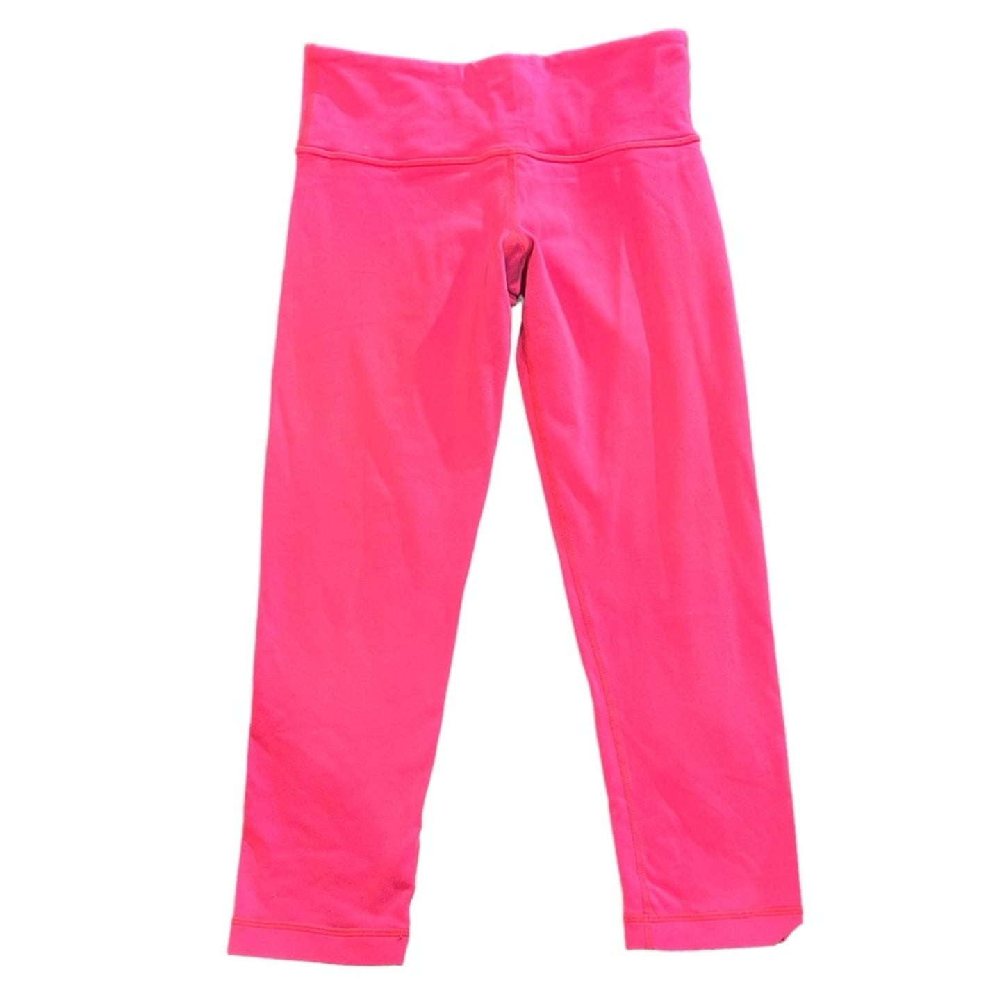 Lululemon Hot Pink High-Rise Cropped Leggings Size 4