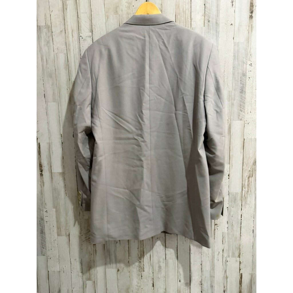 Ralph Lauren Men's Gray Wool Blend Blazer Jacket Size 42L Formal