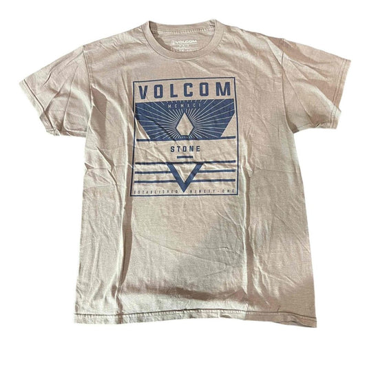 Volcom Women's Medium Graphic Print Short Sleeve Crewneck T-Shirt