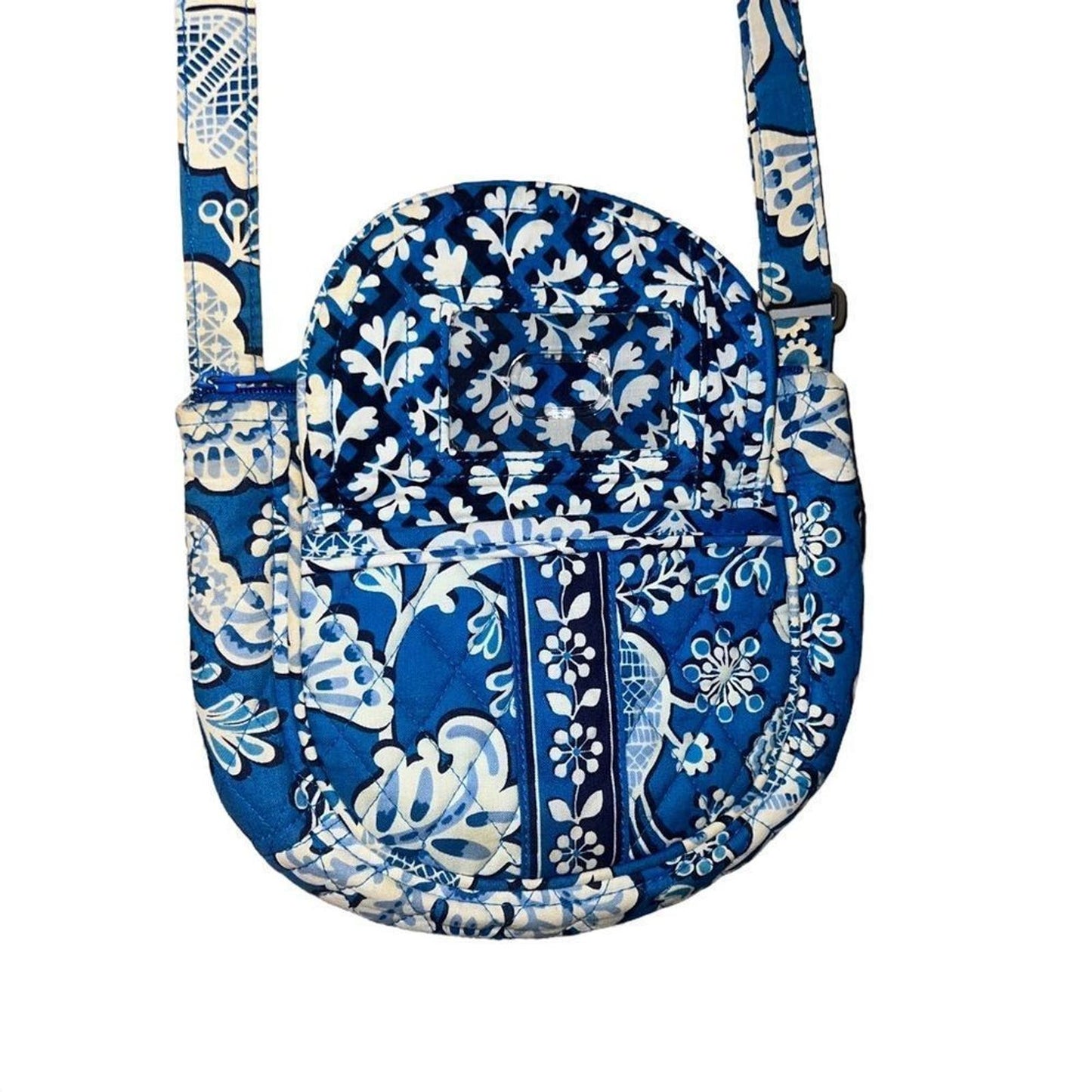 Retired Vera Bradley Blue Lagoon Lizzy Handbag Crossbody