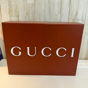 Gucci Large Burgundy Red Gift Presentation Box with Lid White Interior