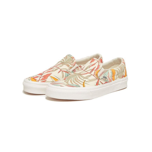 Vans Classic Slip-on California Floral Marshmallow Canvas Sneaker Unisex M7/W8.5