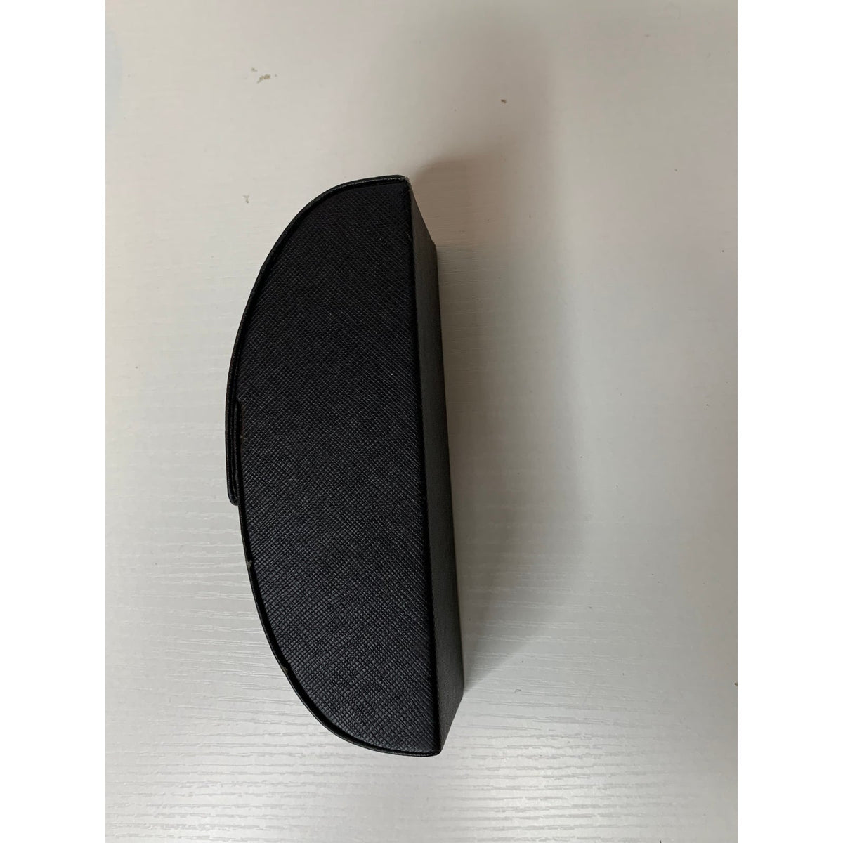 Prada Eyeglass/Sunglasses Case Unisex One Size Black Logo Solid Modern