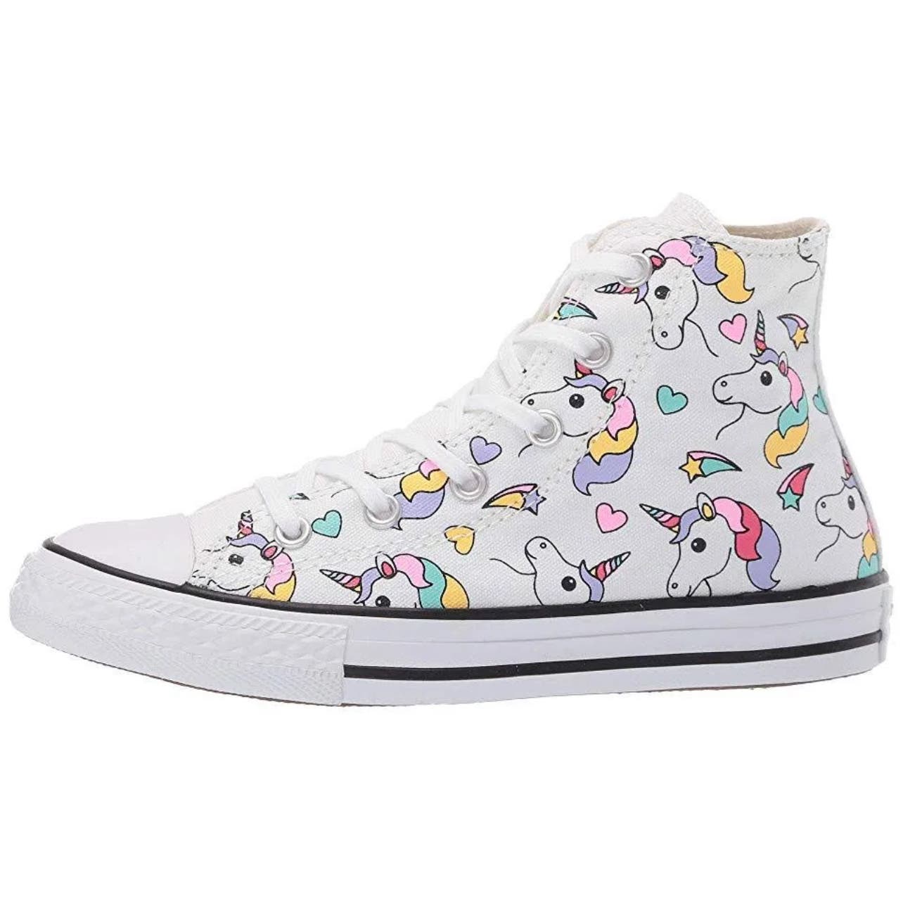 Converse Chuck Taylor All Star Hi Unicorn (GS) Lace Up Sneakers Youth Size 3.0