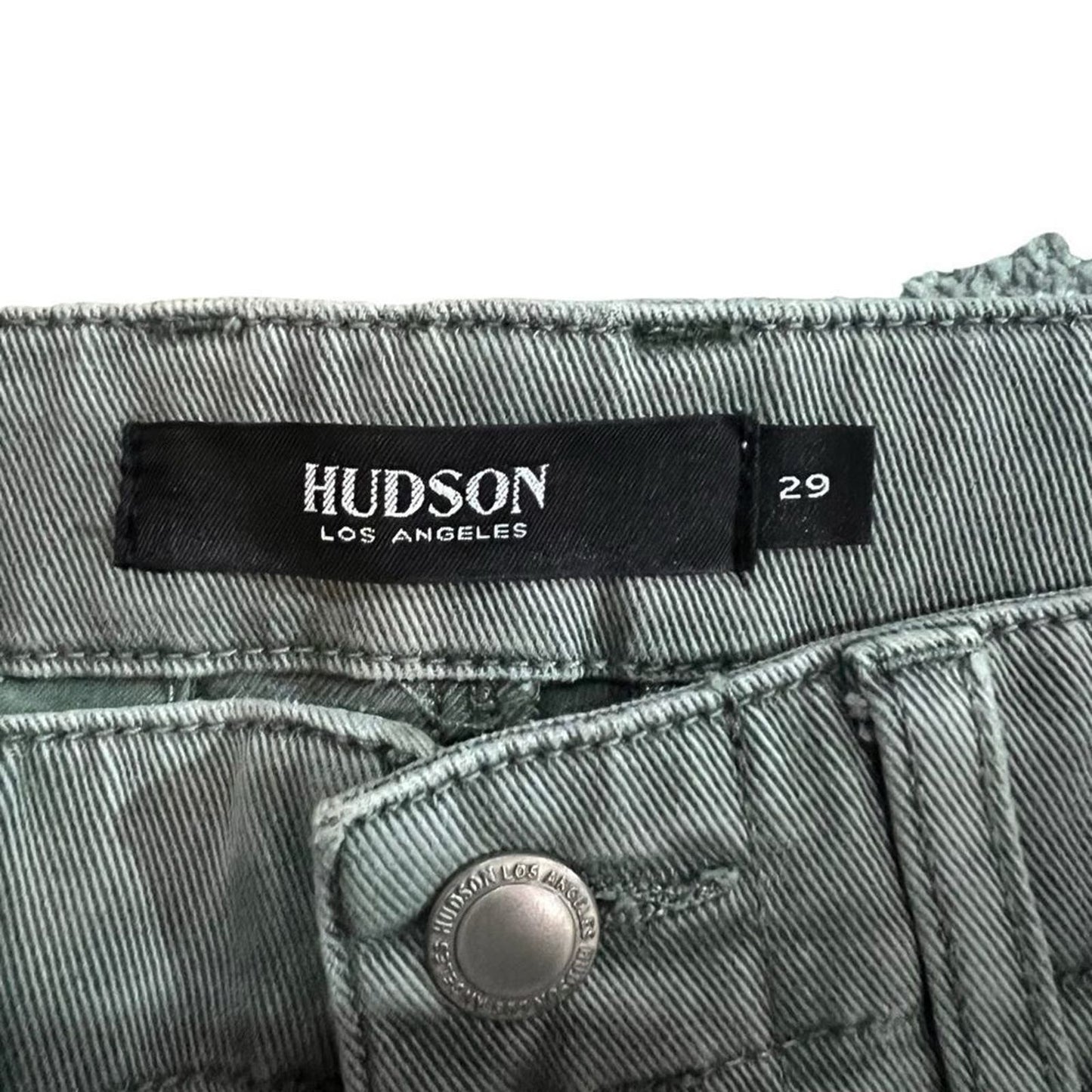 Hudson Green Cargo Jeans Size 29