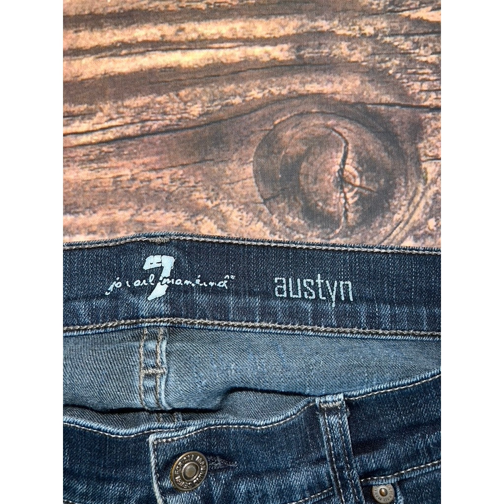 7 For All Mankind Austyn Men's Relaxed Jeans Blue Size 36