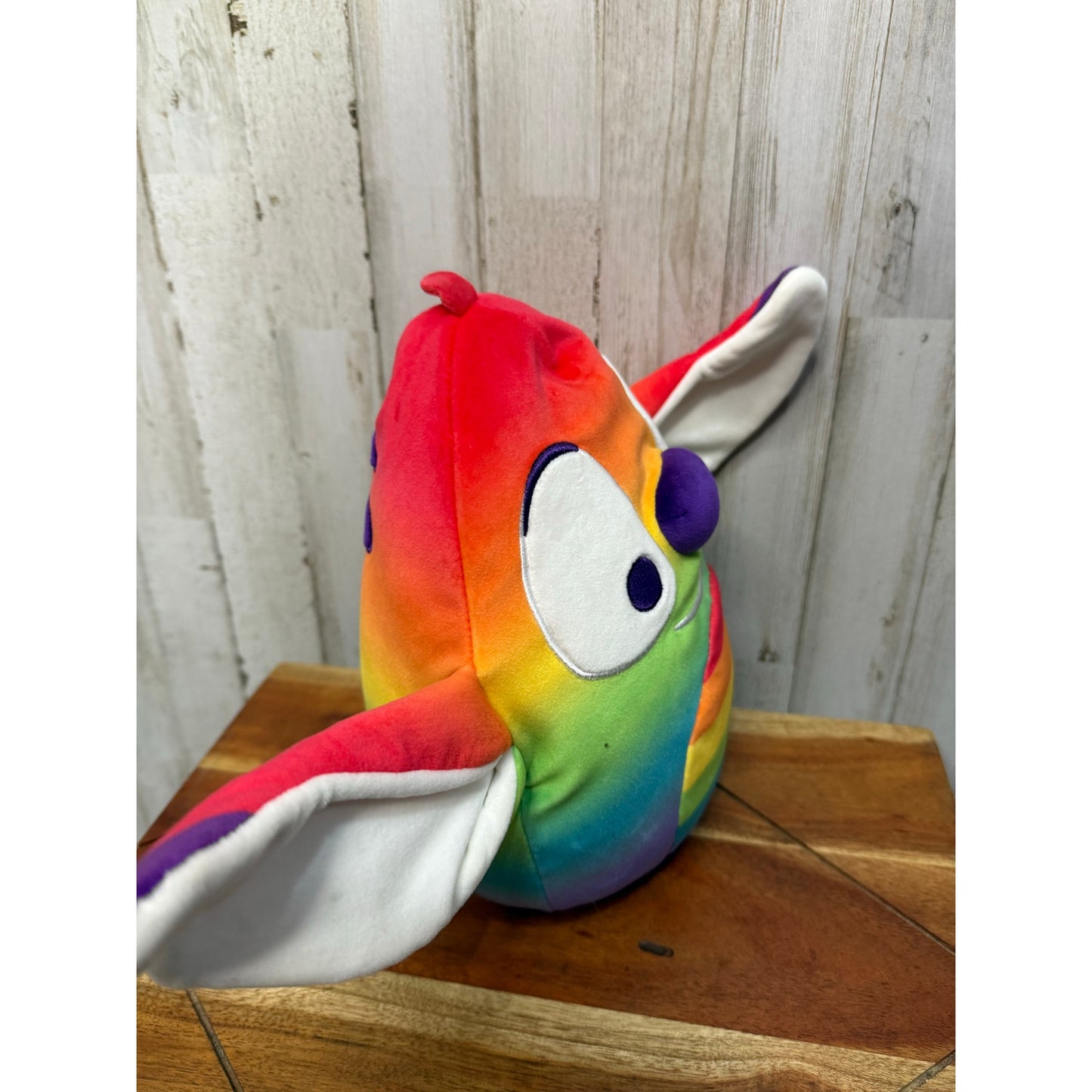 Squishmallow Disney Pride 10" Rainbow Stitch Plush Toy