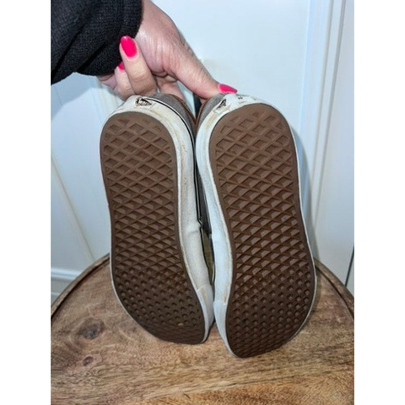 Vans Era 59 Men's Size 9.5 Gray Canvas Leather Accent Sneakers