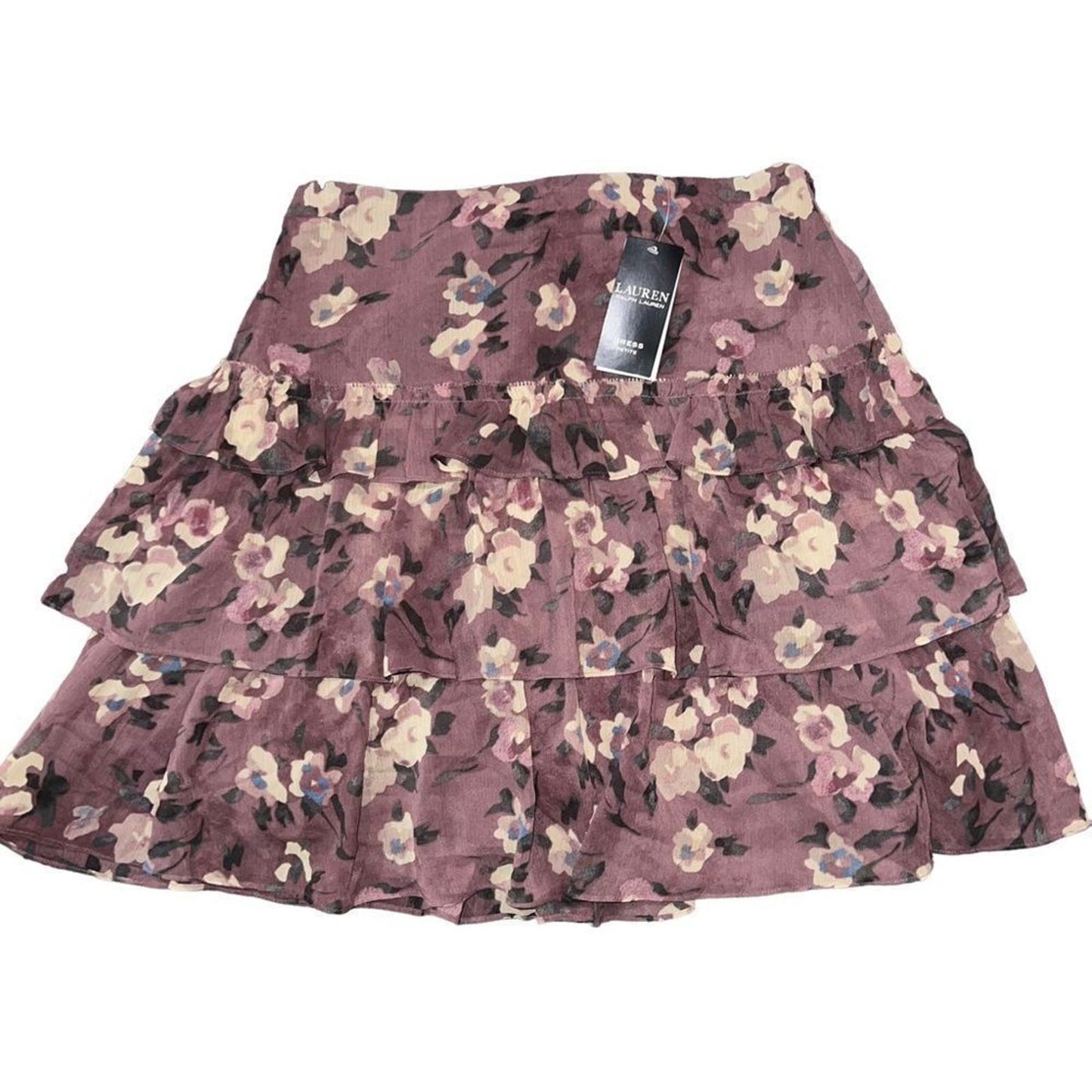 HOST PICK! NWT Ralph Lauren Ruffled Tiered/Lined A-Line Floral Skirt Size 4P