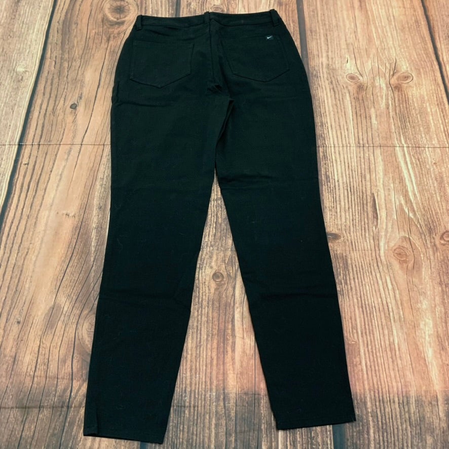 Nike Dri-FIT Pants Womens Size 4 Black Straight Leg Stretch