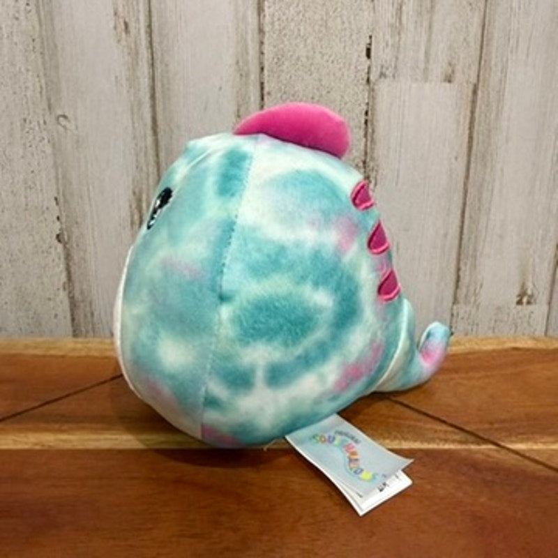 Squishmallows 5" Tie Dye Dinosaur Mystery Squad Plush Toy