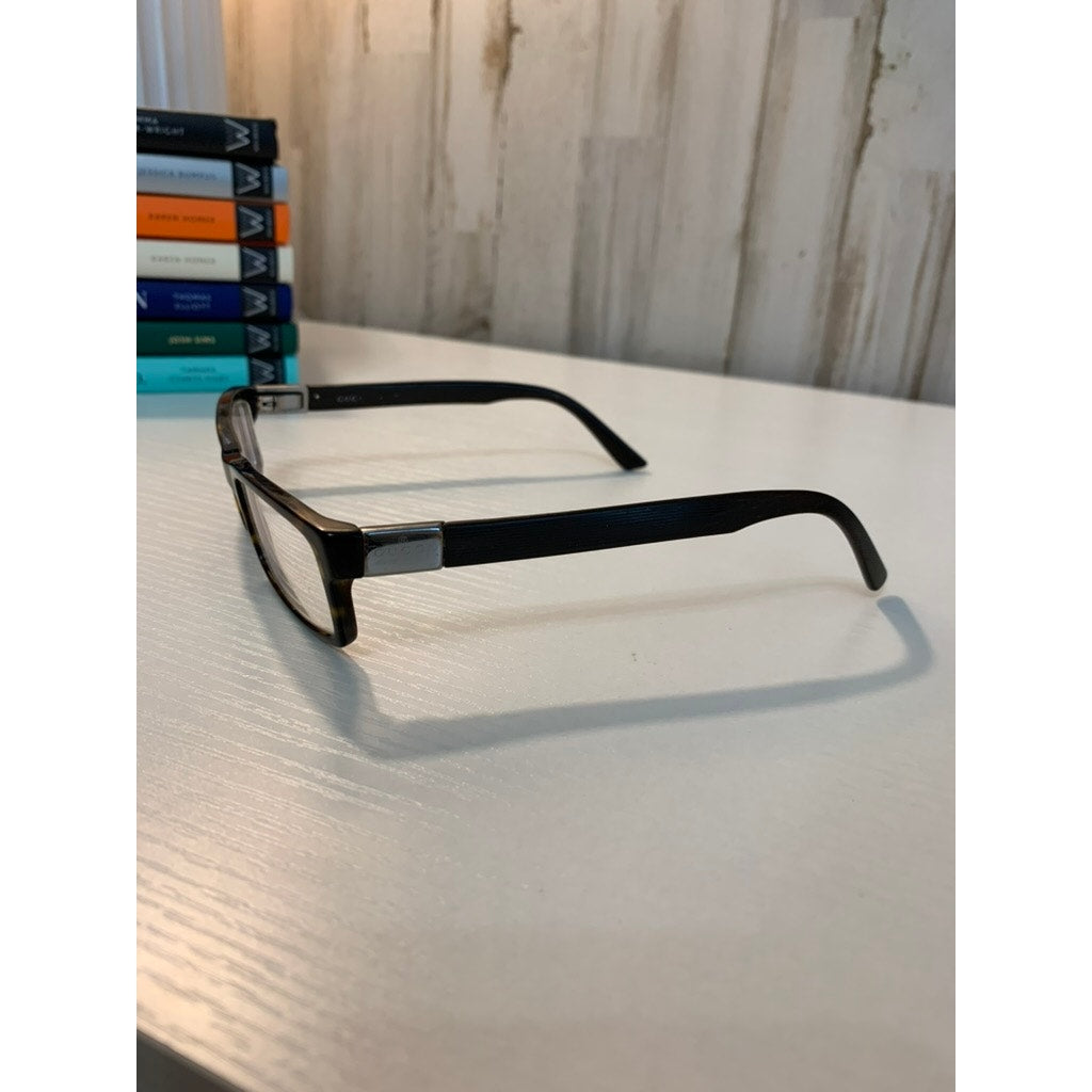 Gucci Eyeglass Frames Unisex Brown Tortoiseshell Full-Rim