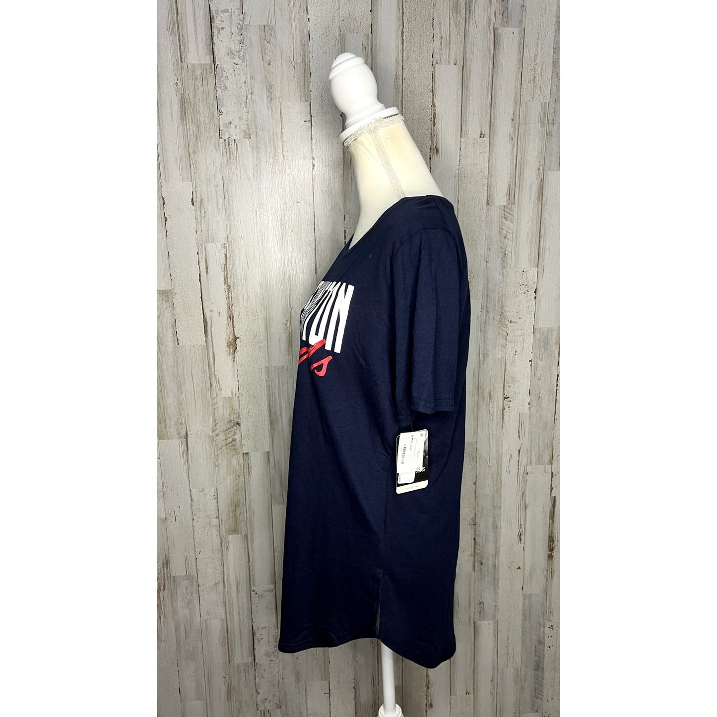 NWT Women's NBA Washington Wizards Navy Scoop Neck T-Shirt Size XL