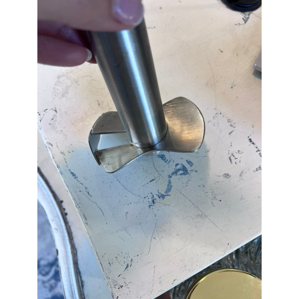 OXO Pineapple Corer Slicer Cutter Tool Silver w/ Black T-Handle Depth