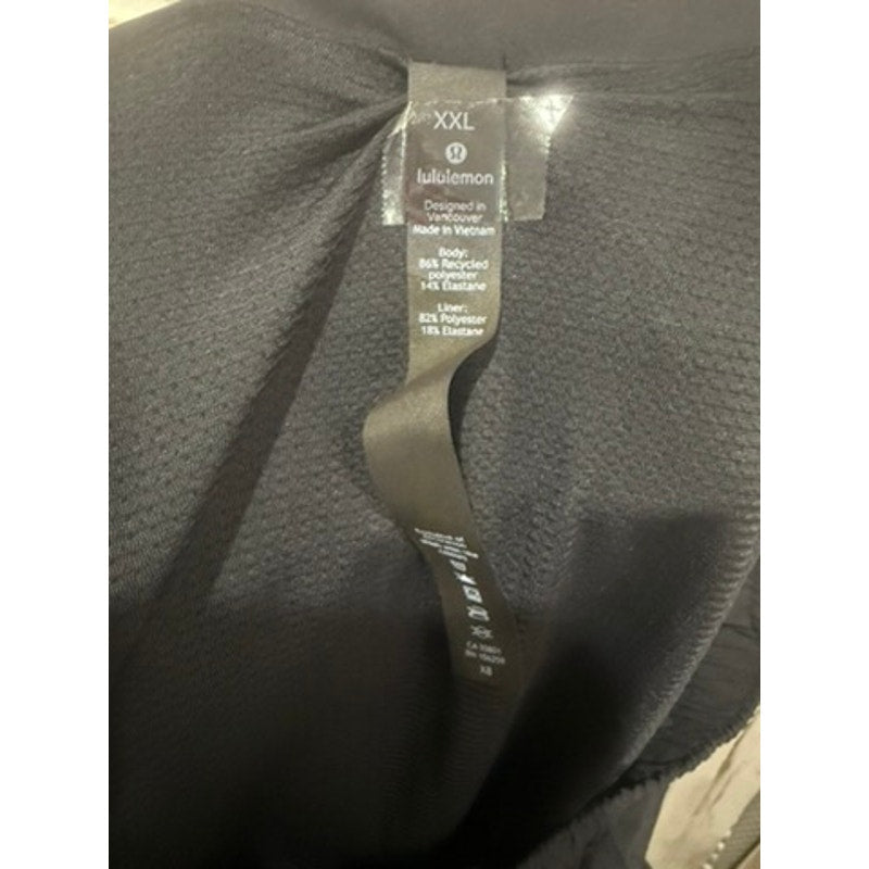 NWT Lululemon Surge Short Mens XXL Black 6 in Lined Running Training