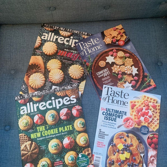 Set 4 cooking magazines NWT