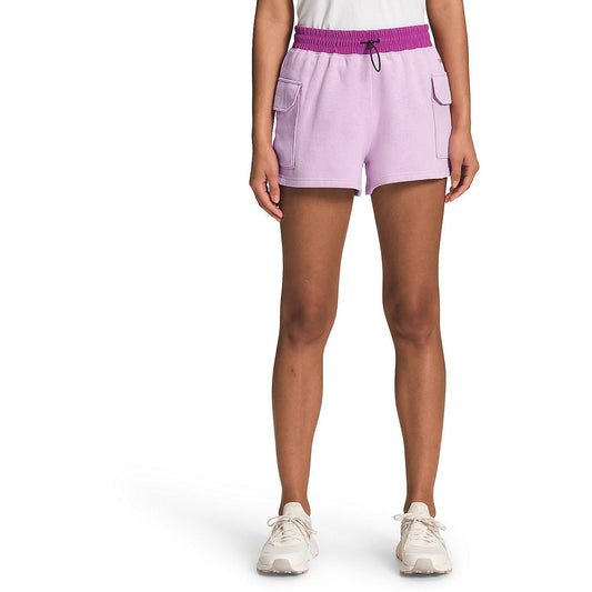 NWT The North Face Women's Small Purple Relaxed Fit Elastic Waist Utility Shorts