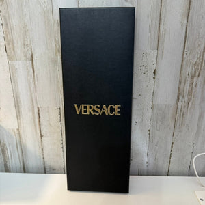 Versace Logo Presentation Gift Box with Lid Black & Gold Empty 16 x 6