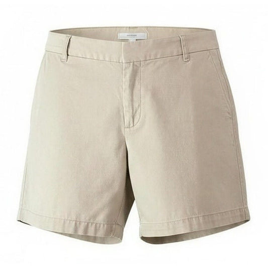 Liz Claiborne Audra Chino Shorts Womens Size 14 Beige Casual Travel