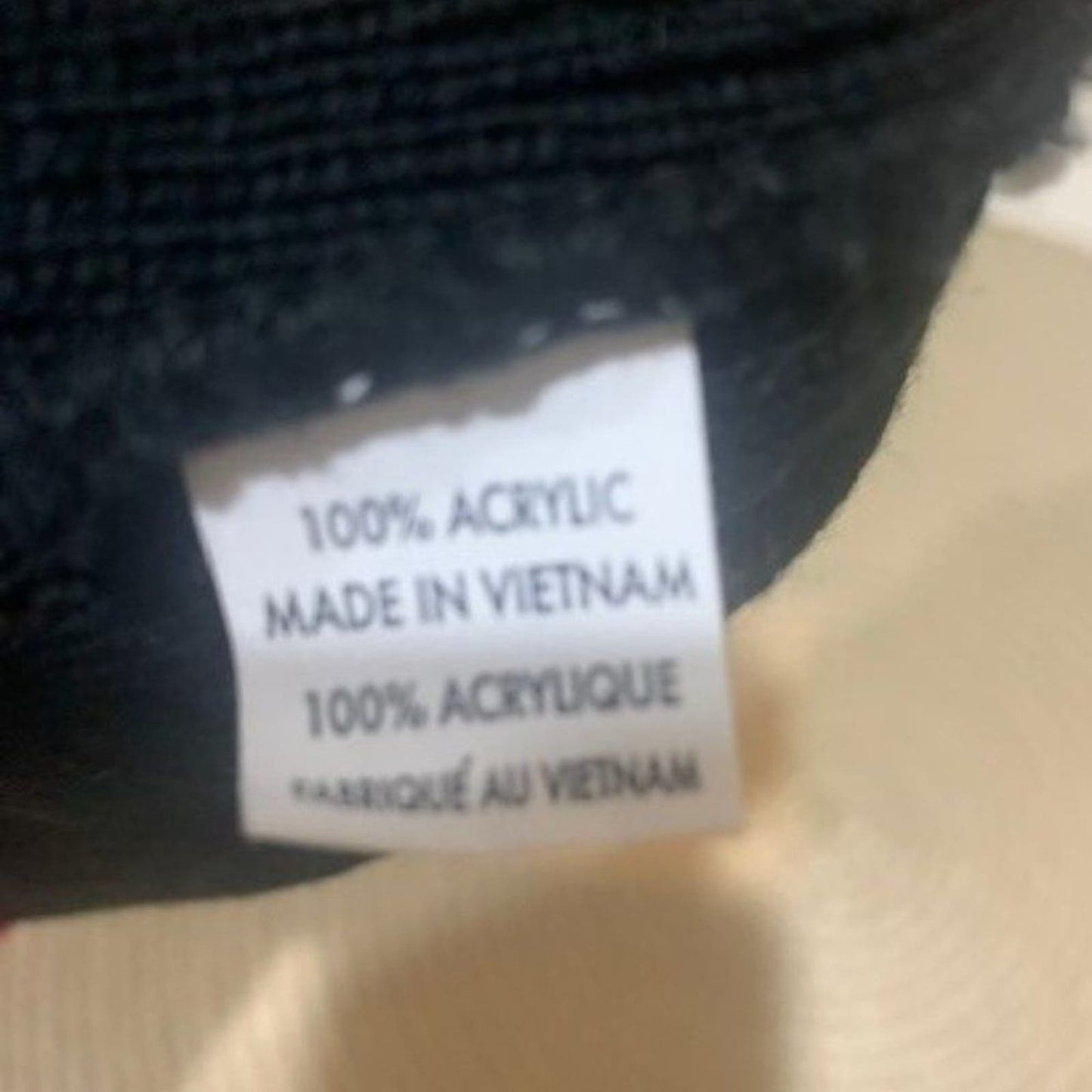 Heisman black knit beanie