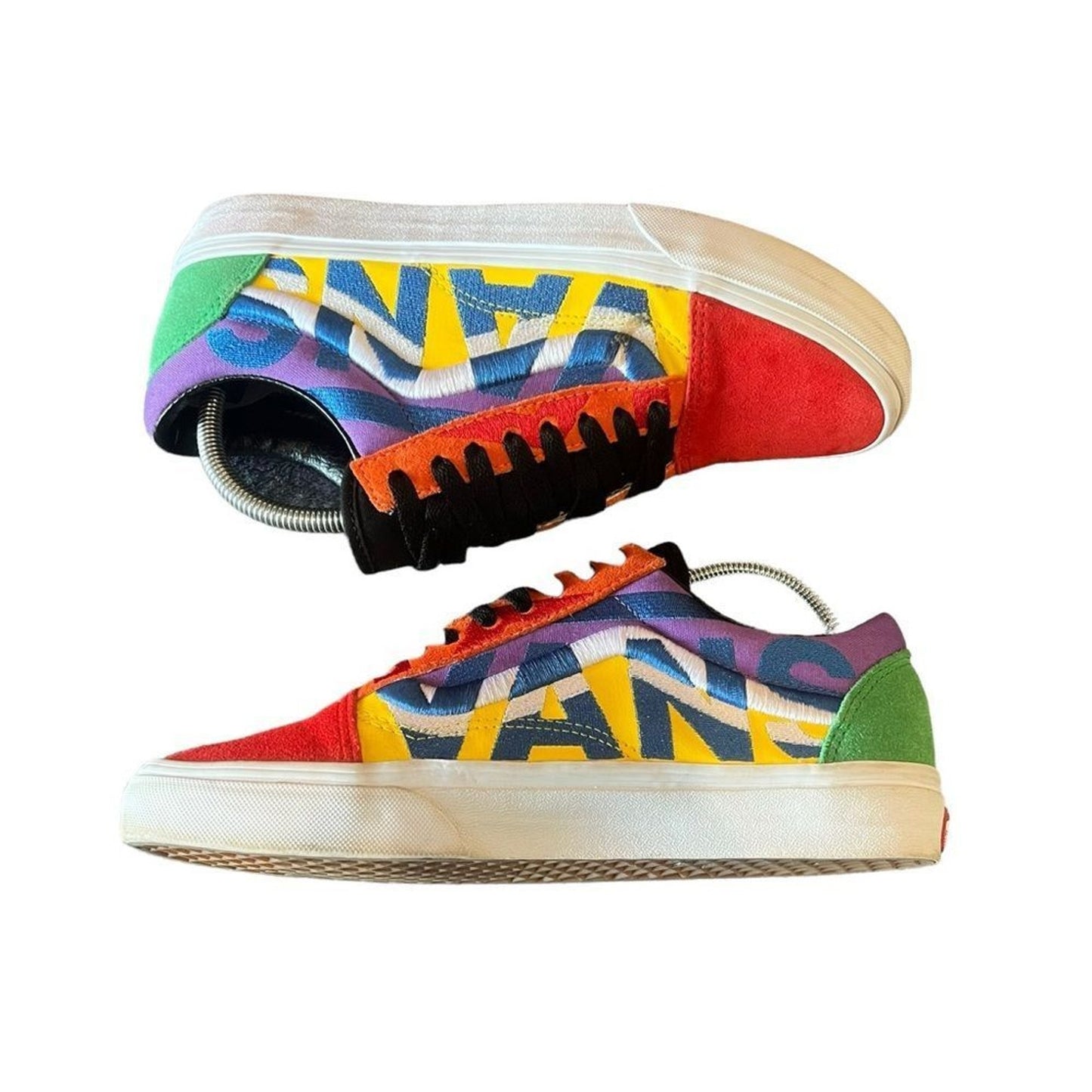 Vans Old Skool Statement Skate Shoes Multicolor Low Top Men's 8.5