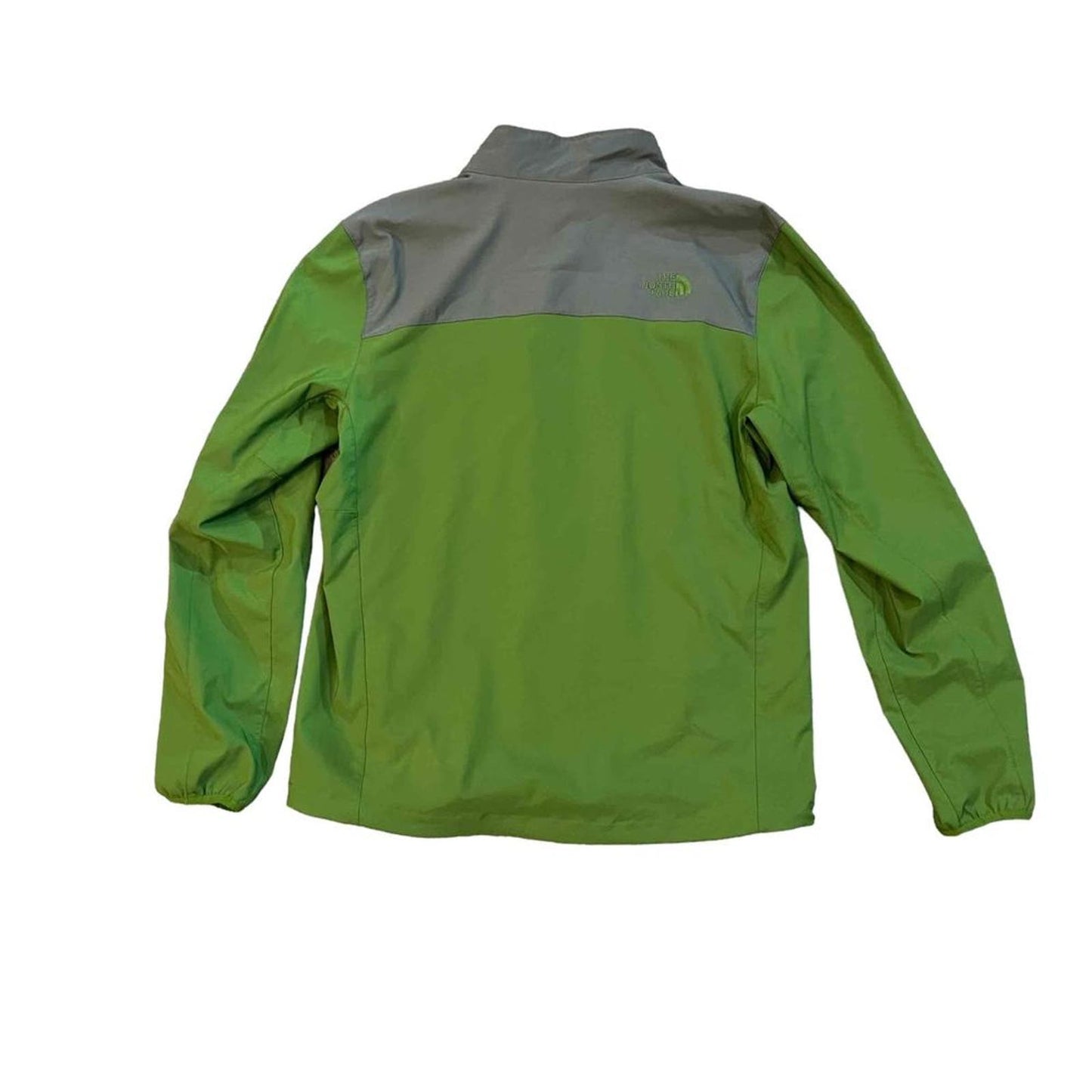 The North Face Men's Green Softshell Water-Resistant Fleece Jacket Size Large