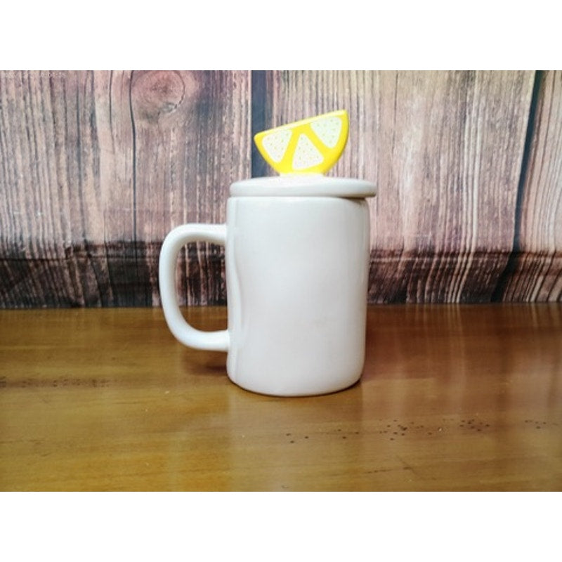 Rae Dunn Tea Infuser Mug w/ Lid Lemon & Honey White Kitchen