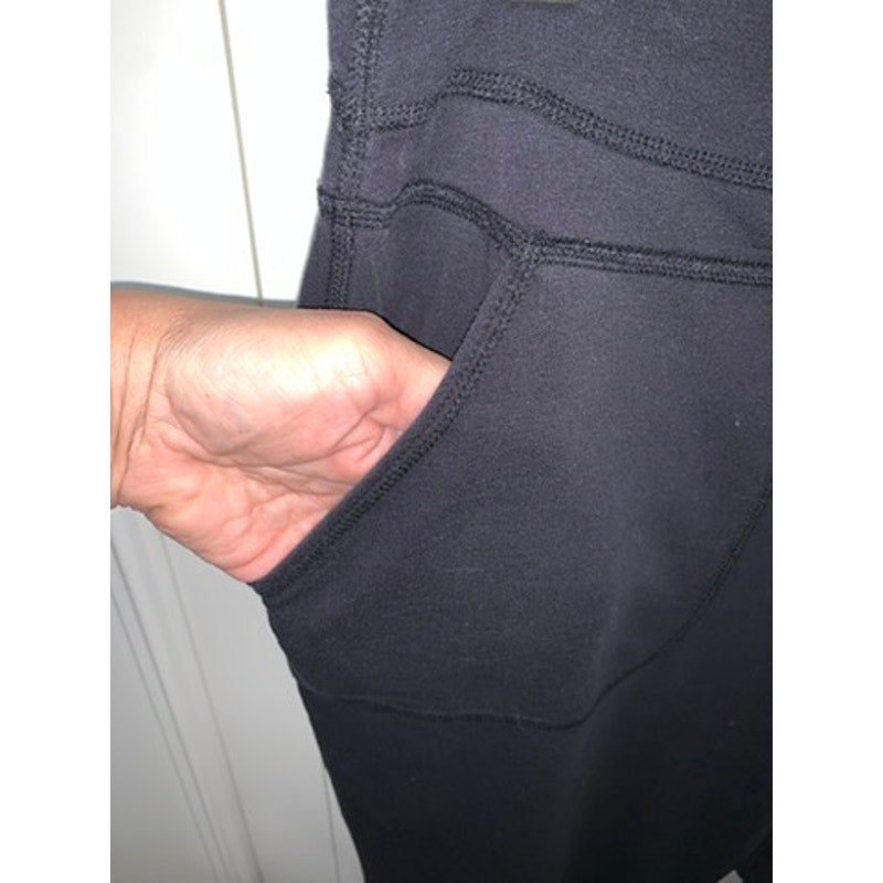 Made for Life Women's Black Sweatpants 1X Casual Drawstring Waistband Pockets