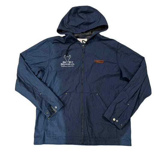 Columbia Men's Medium Wheeler Peak Windbreaker Jacket - Big Sky Brewing Co.