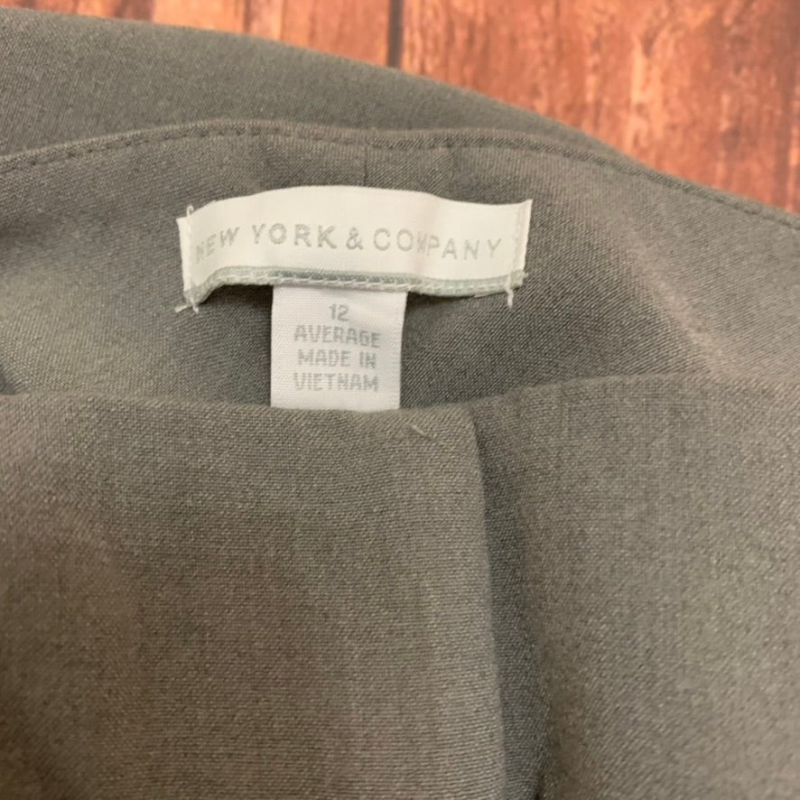 New York & Company Dress Pants Womens Size 12 Gray