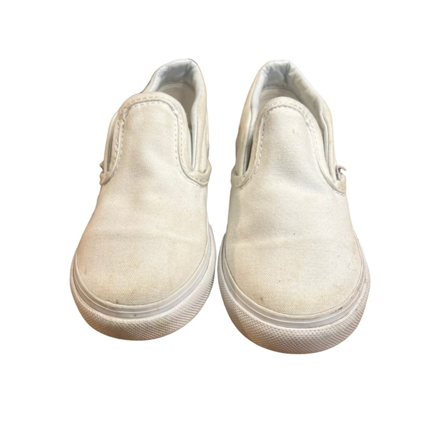 Vans Classic Slip-on 'White' Shoes - Toddler Size 10.0