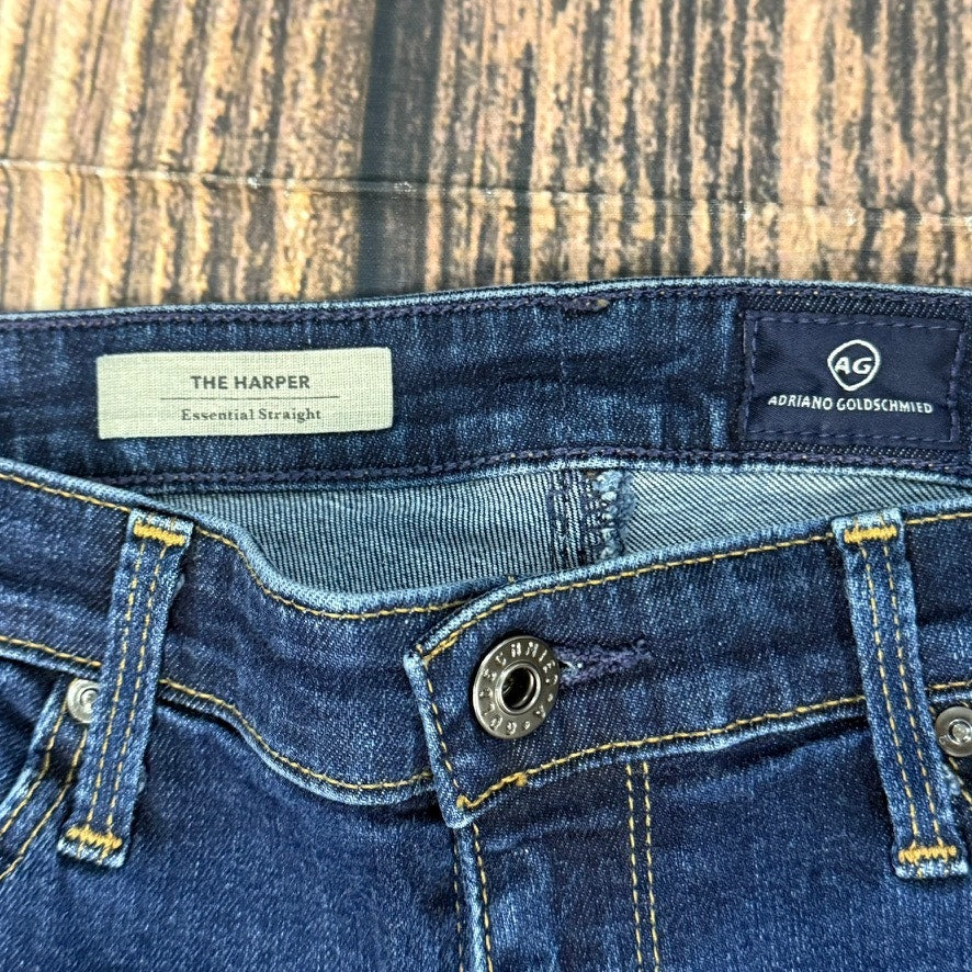 AG Adriano Goldschmied Women's "The Harper" Straight Leg Jeans Size 28