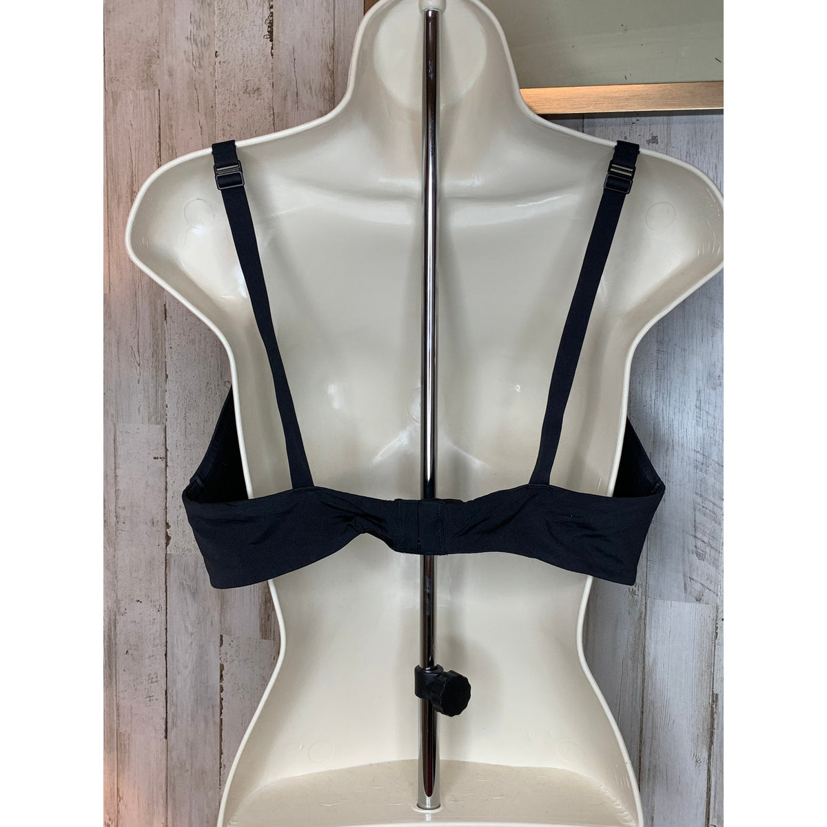 SKIMS Wireless Bra Womens 38C Black Lightly Padded Full Coverage