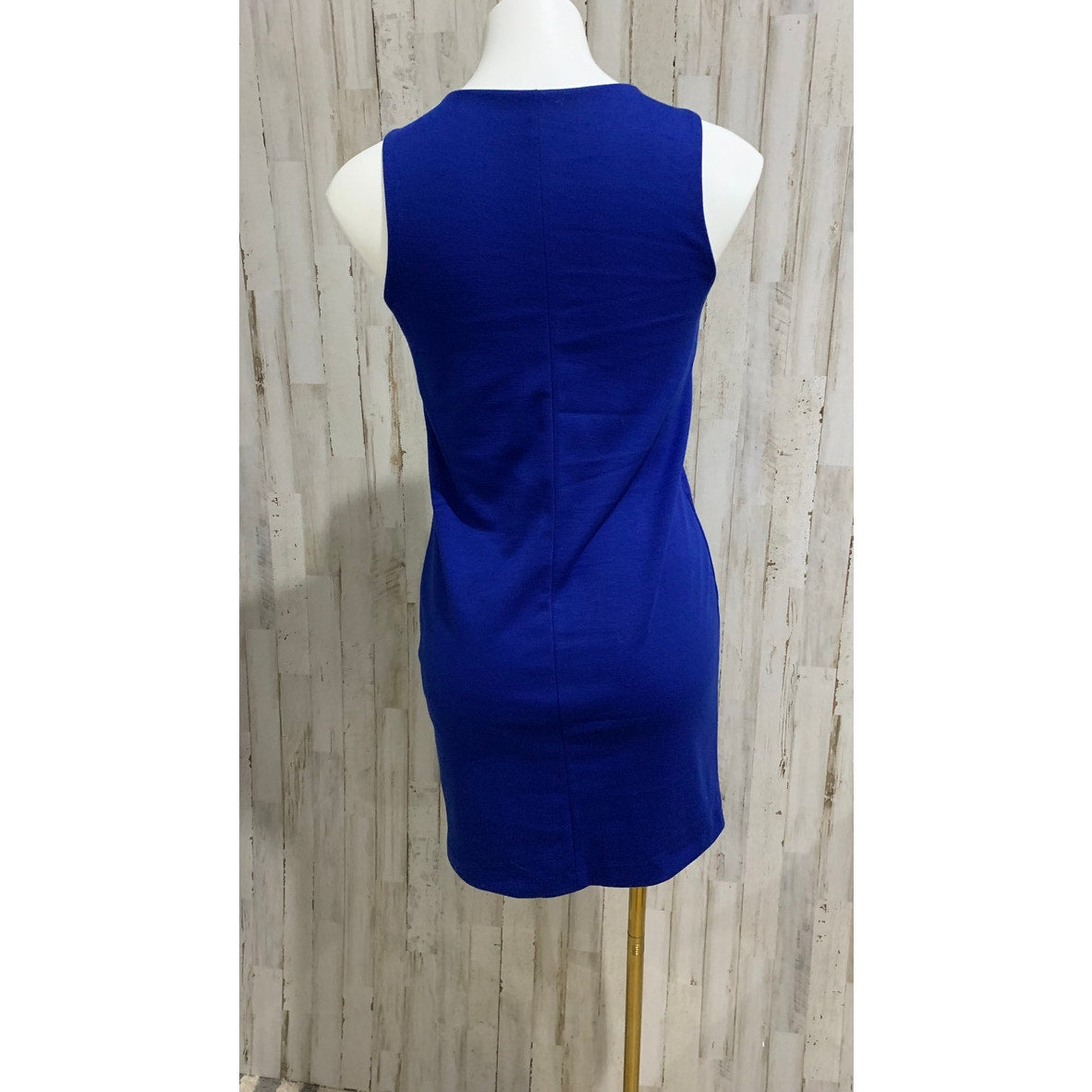 Banana Republic Dress Womens Size 0 Blue Shift Zip Front
