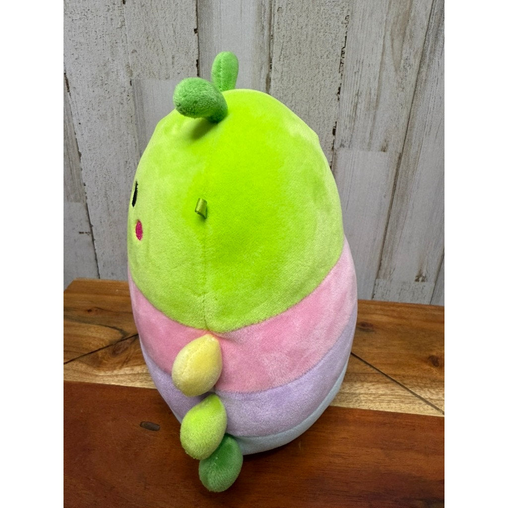 Squishmallow Rutabaga the Caterpillar Plush Toy Small 7" Multicolor