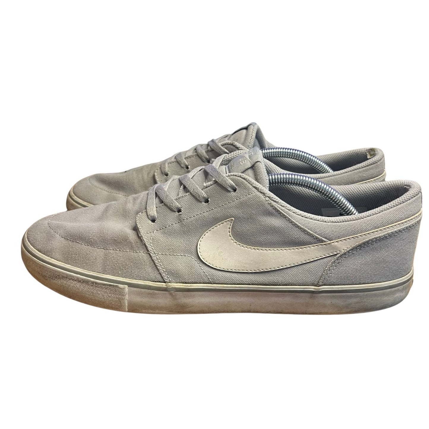 Nike SB Portmore II Solar Canvas Men's Sixe 12 Gray Low Top Skate Shoes/Sneakers