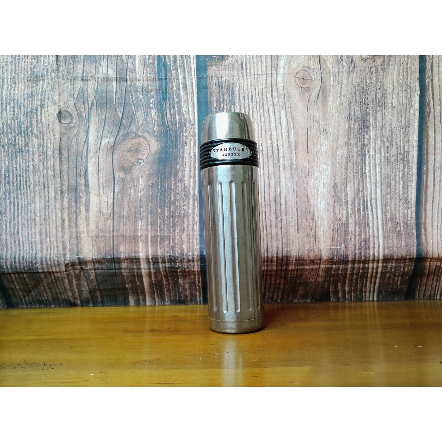 Starbucks Travel Mug Thermos 16oz Silver (2004)