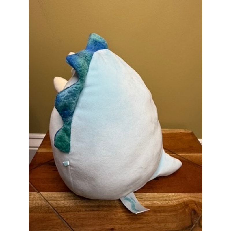Squishmallows Malik the Triceratops Blue Dinosaur Plush Toy Medium 10"