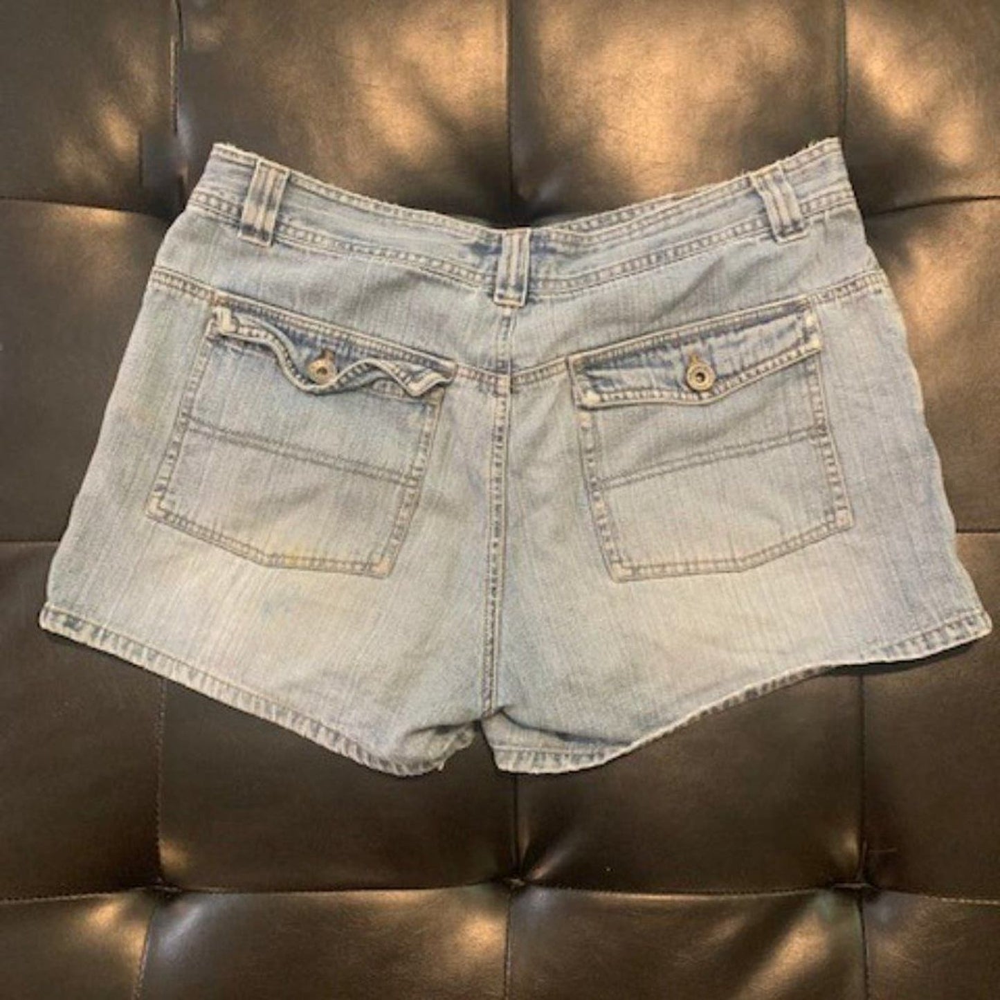 Route 66 denim jean shorts 14 EUC