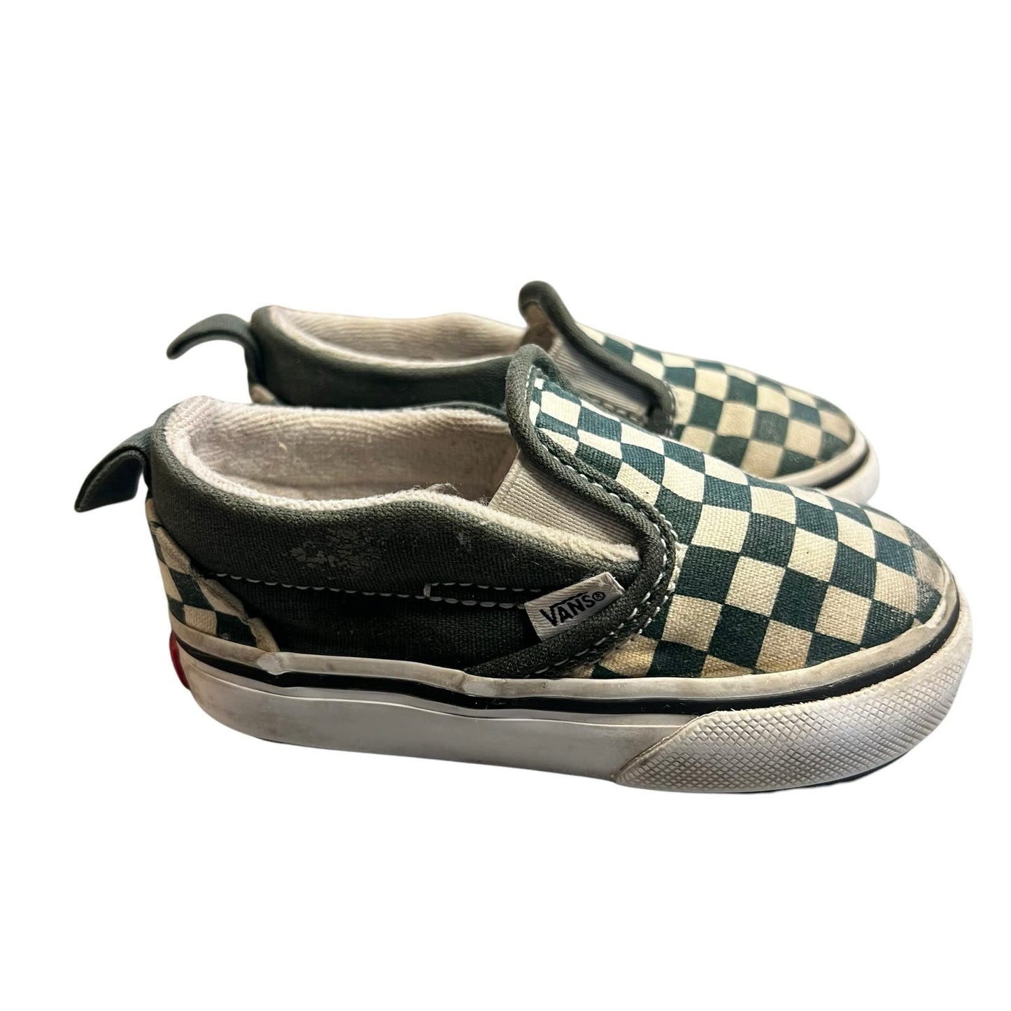 Vans Slip-On V (Color Theory) Checkerboard Mountain View Toddler Size 5.0