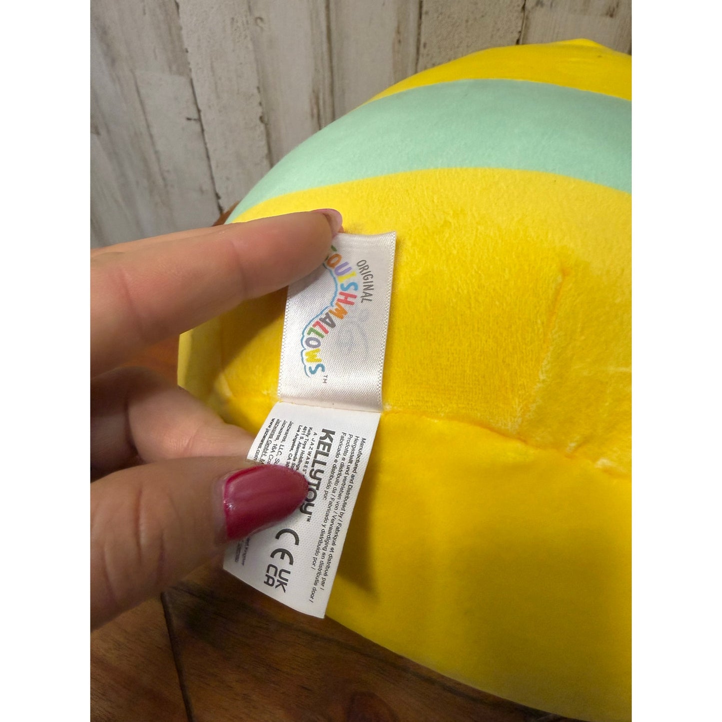 Disney Squishmallow Winnie the Pooh Easter Plush Toy Small 12 in.