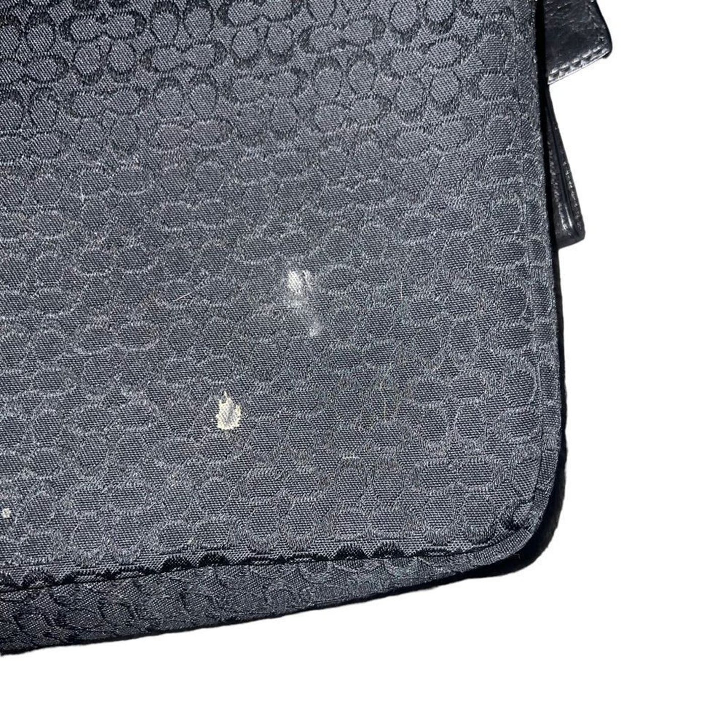 Black Signature Coach Softshell Laptop Cover