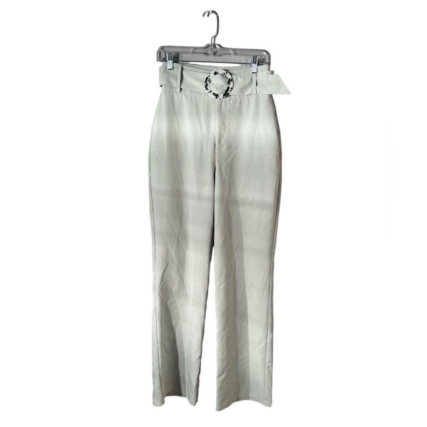 Missguided Seafoam Trousers with Belt Size 6