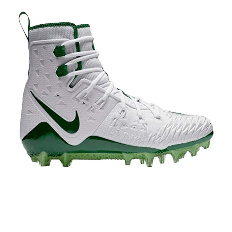 Nike Force Savage Elite TD High Top Football Cleats White/Green Men's Size 8.5